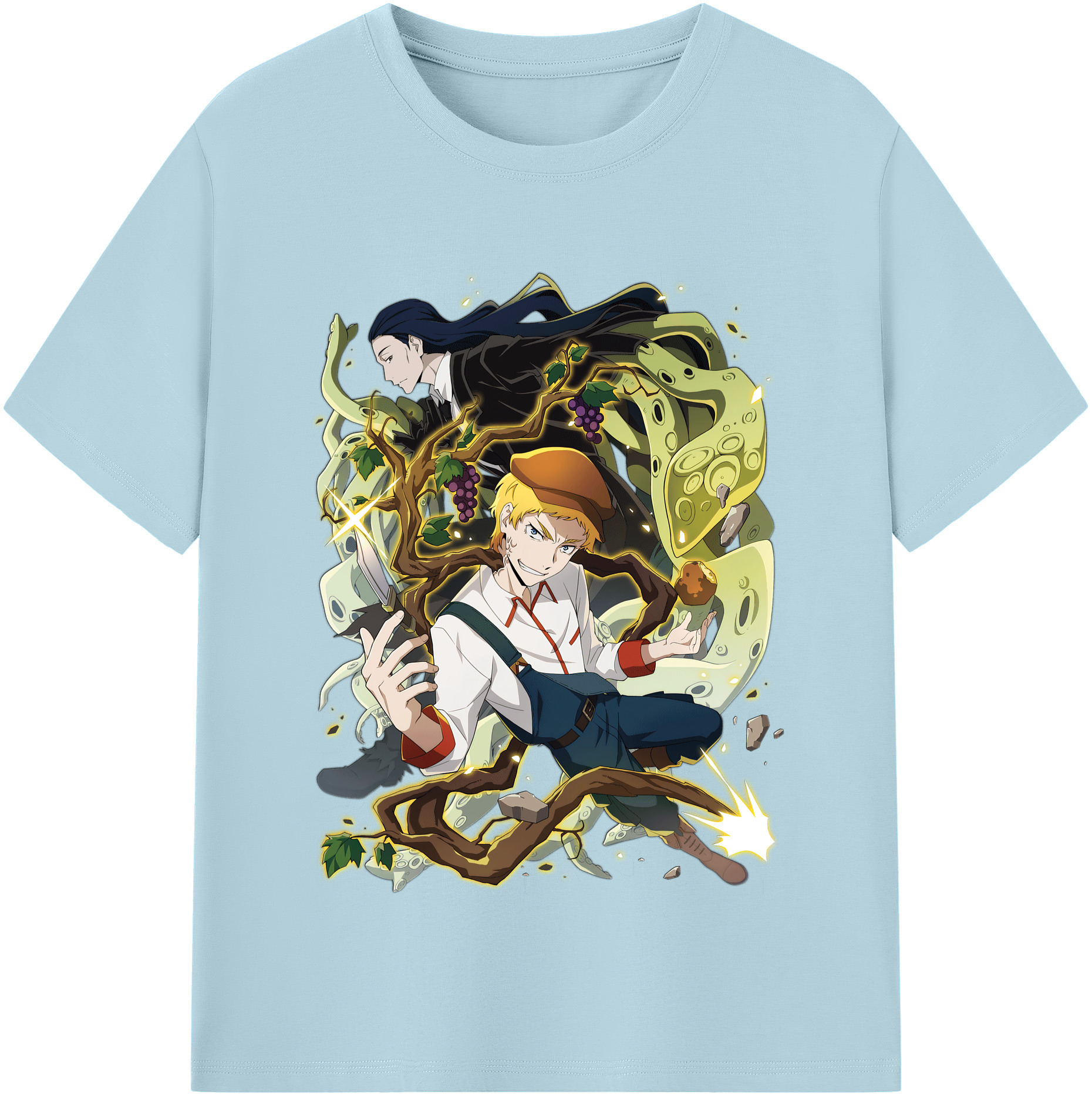 （画像用） 文豪ストレイドッグス Bungo Stray Dogs 綿100％半袖Tシャツ（フロントプリント）